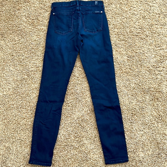 Seven For All Mankind mid-rise skinny Jean size 27 - Picture 4 of 5